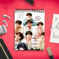 BTS Member Design Sketch Book | Unrulled Diary | A4 Notepad | Writing Journal-thumb1