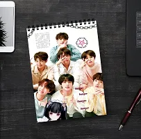 BTS Member Design Sketch Book | Unrulled Diary | A4 Notepad | Writing Journal-thumb2