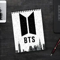 Vintage Style BTS Army Sketch Book | Unrulled Diary | A4 Notepad-thumb2