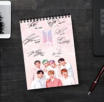 BTS Army Signs Sketch Book | Unrulled Diary | A4 Notepad | Writing Journal-thumb1