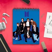 Kpop BTS Member Sketch Book | Unrulled Diary | A4 Notepad.-thumb2