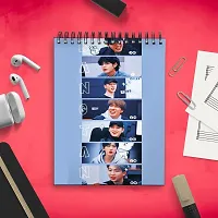 Kpop BTS Member Sketch Book | Unrulled Diary | A4 Notepad.-thumb1