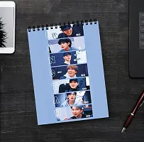 Kpop BTS Member Sketch Book | Unrulled Diary | A4 Notepad.-thumb2