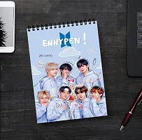 Korean BTS Army Sketch Book | Unrulled Diary | A4 Notepad-thumb1