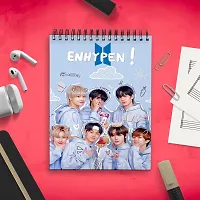 Korean BTS Army Sketch Book | Unrulled Diary | A4 Notepad-thumb2