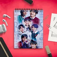 Boss Style BTS Member Sketch Book | Unrulled Diary | A4 Notepad-thumb2