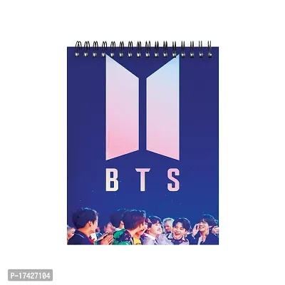 Designer BTS Member Sketch Book | Unrulled Diary | A4 Notepad-thumb0