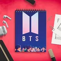 Designer BTS Member Sketch Book | Unrulled Diary | A4 Notepad-thumb1