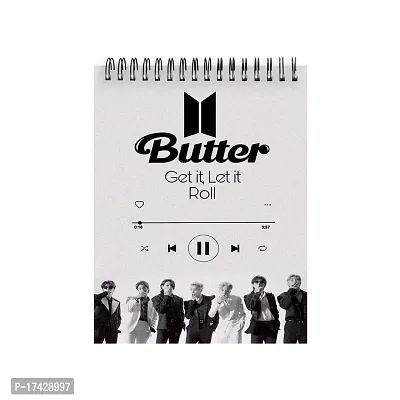 Butter Get it,Roll It onBTS Army Sketch Book | Unrulled Diary | A4 Notepad