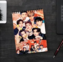 Unique Style BTS Army Sketch Book | Unrulled Diary | A4 Notepad | Writing Journal A4 Size-thumb1
