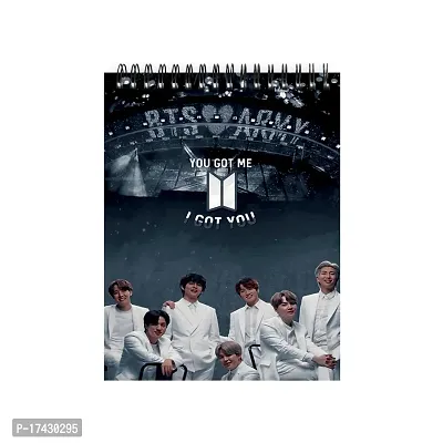 BTS Army Sketch Book | Unrulled Diary | A4 Notepad | Writing Journal-thumb0