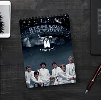 BTS Army Sketch Book | Unrulled Diary | A4 Notepad | Writing Journal-thumb1