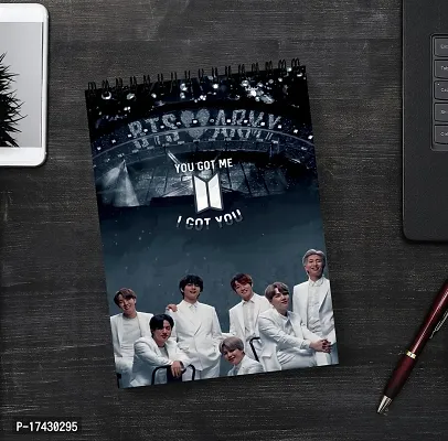 BTS Army Sketch Book | Unrulled Diary | A4 Notepad | Writing Journal-thumb2