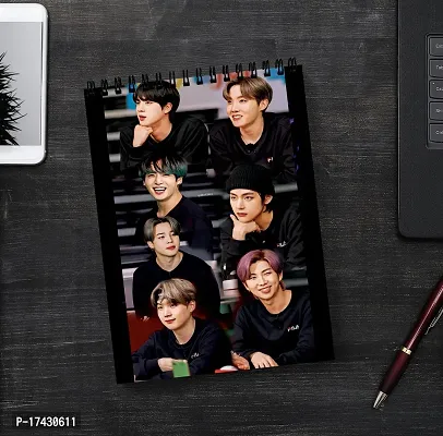 Unique And Trendy BTS Member Sketch Book | Unrulled Diary | A4 Notepad | Writing Journal.-thumb2