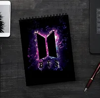 Unique And Trendy BTS Member Sketch Book | Unrulled Diary | A4 Notepad | Writing Journal.-thumb1