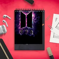 Unique And Trendy BTS Member Sketch Book | Unrulled Diary | A4 Notepad | Writing Journal.-thumb2