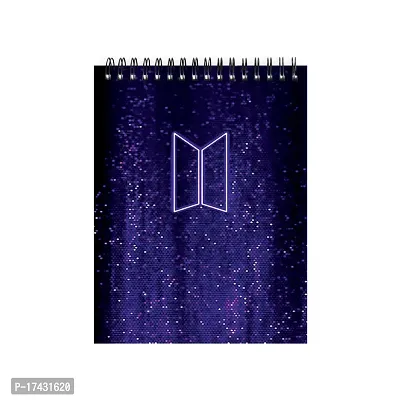 Sequence Style Theme BTS Member Sketch Book | Unrulled Diary | A4 Notepad |