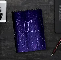 Sequence Style Theme BTS Member Sketch Book | Unrulled Diary | A4 Notepad |-thumb1