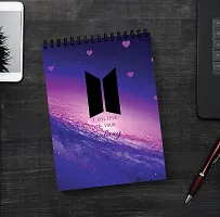 I Believe In Your Galaxy BTS Army Sketch Book | Unrulled Diary | A4 Notepad-thumb1