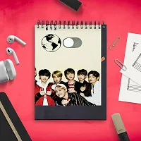 Unique And Trendy BTS Member Sketch Book | Unrulled Diary | A4 Notepad | Writing Journal.-thumb2