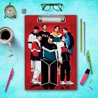 BTS Army Unique Printed Design Exam Board | Examination Writing Pad A4 Size-thumb2