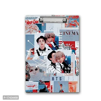 BTS Army Aesthetic Printed Design Exam Board | Examination Writing Pad A4 Size