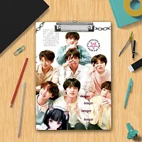 Unique  Simple BTS Group Printed Design Exam Board A4 Size-thumb1