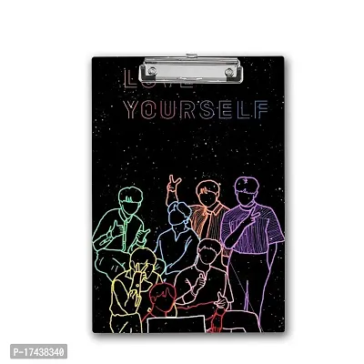 Love Yourself United BTS Army Exam Board | Printed Design Exam Board .A4 Size