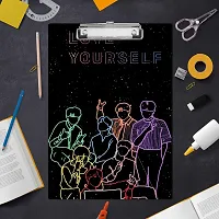 Love Yourself United BTS Army Exam Board | Printed Design Exam Board .A4 Size-thumb3