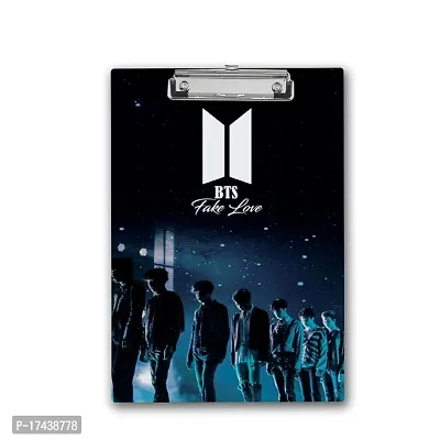 Quality Wooden Clipboard | BTS Army Fake Love  A4 Size Exam Board.-thumb0