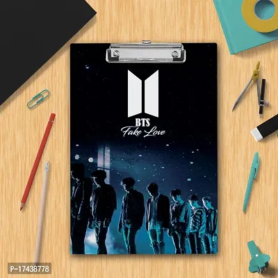 Quality Wooden Clipboard | BTS Army Fake Love  A4 Size Exam Board.-thumb2