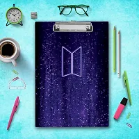 Adorable BTS Army Logo Exam Board | Printed Design Exam Board A4 Size-thumb2