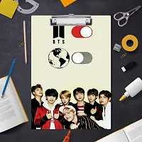 BTS Army Design Exam Board for Students | Examination Writing Pad A4 Size-thumb3