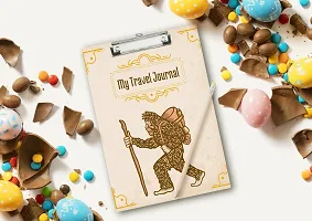 My Travel Journal Wooden Clipboard Writing Pad |Examination Board A4 Size-thumb1