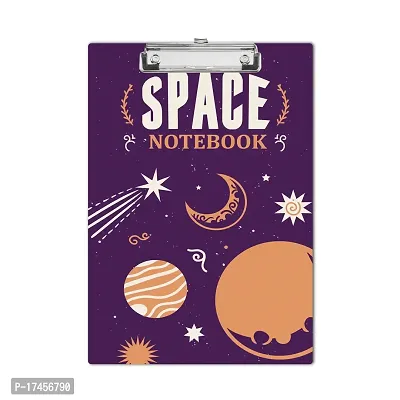 The Space Notebook Wooden Clipboard Writing Pad  A4  Size