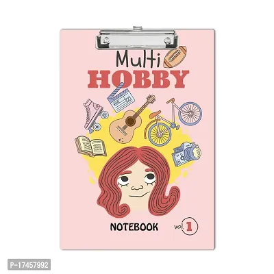 Multi Hobby Notebook Wooden Clipboard Writing Pad A4 Size