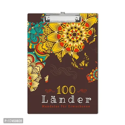 100 Lander Notebook Wooden Clipboard Writing Pad A4 Size-thumb0