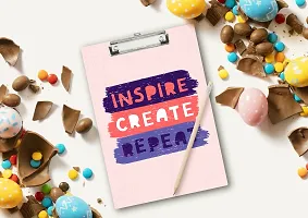 Inspire Create Repeat Wooden Clipboard Writing Pad A4 Size-thumb1