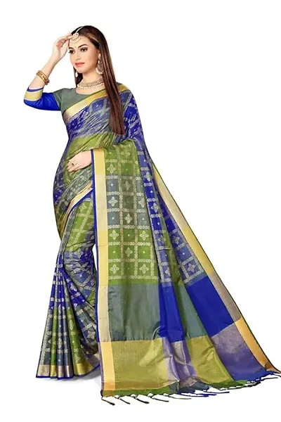 New In Cotton Saree without Blouse piece 