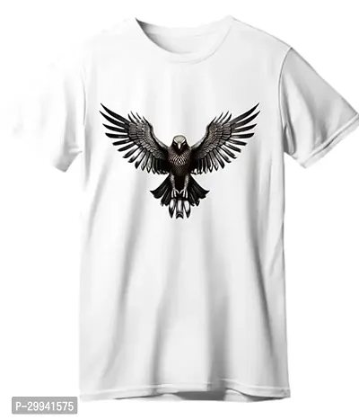 MOT Eagle Graphic Printed T-Shirt, Casual T Shirt for Mens and Womens-thumb0