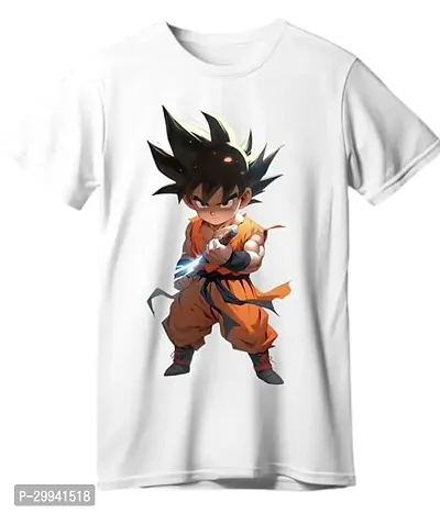 MOT Anime Goku Graphic Printed T-Shirt, Casual T Shirt for Mens and Womens-thumb0