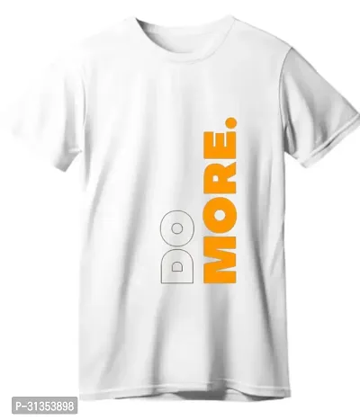 MOODIES Elite White Coloured Polyester Tees For Men-thumb0