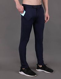 Trendy Slim Fit Track Pants for Men-thumb2