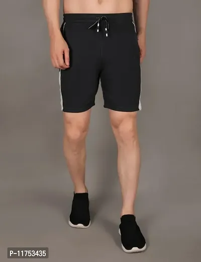 Classic Solid Shorts for Men-thumb4