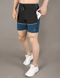 Classic Solid Shorts for Men-thumb2