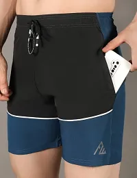 Classic Solid Shorts for Men-thumb4