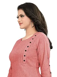 KD Women's Cotton Straight Kurta (222-M-KD_Pink_Medium)-thumb4