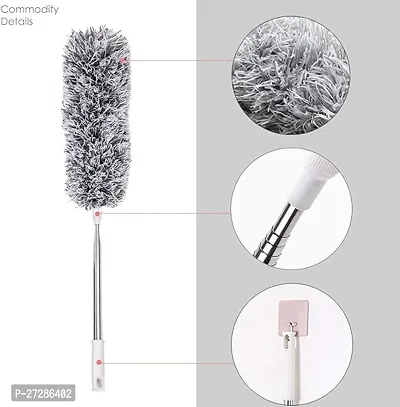 Microfiber Feather Duster Bendable  Extendable Fan Cleaning Duster with 100 inches Expandable(pack of 1)-thumb3