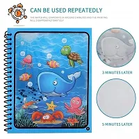 Reusable Magic Water Quick Dry Book Learning Toy Doodle and Scribble with Magic Doodle Pen for Painting(pack of 1)-thumb1