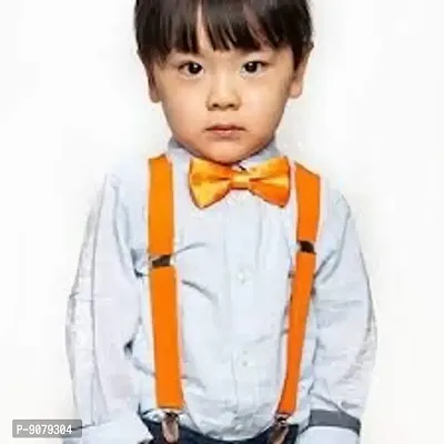 RR design suspenders for boys, kids ,men and women (orange, large men size)-thumb4